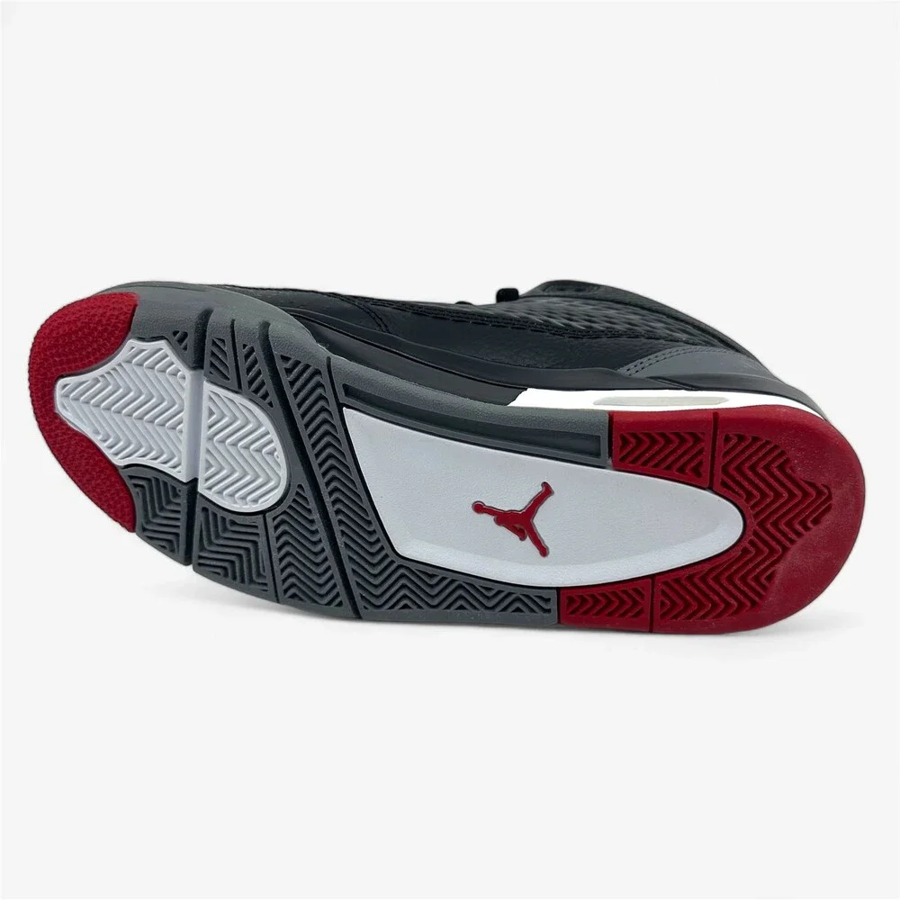 Jordan Flight Club 80's Black Gym Red Cool Grey White Mens Size 9 Sneaker